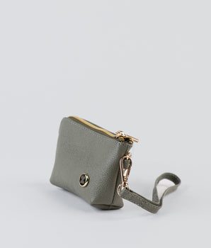 Single Mini Wrislet Purse Puerto - Olive Green