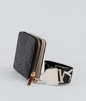 Square Wallet Galapa - Black