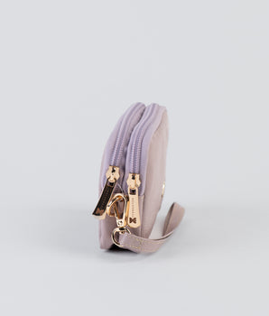 Double Mini Wrislet Purse Quilla - Pink