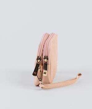 Double Mini Wrislet Purse Quilla - Rose Gold