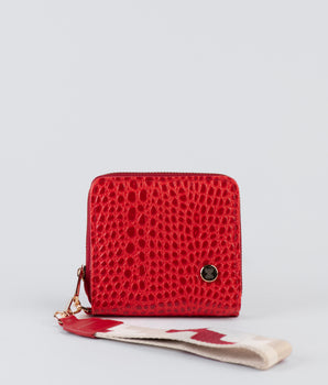 Square Wallet Galapa - Red