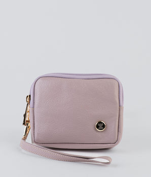 Double Mini Wrislet Purse Quilla - Pink