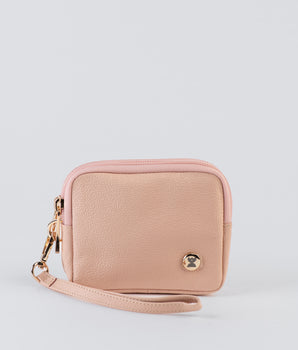 Double Mini Wrislet Purse Quilla - Rose Gold